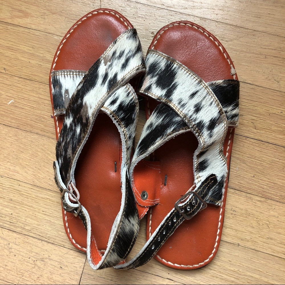 Mexican Cowhide Sandals